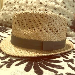 Straw fedora